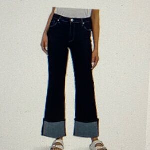 Kut from the Kloth Dark Blue Cuffed Jeans 6P